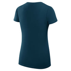Navy Seattle Mariners G-III 4Her by Carl Banks Women's Super-Slim Fit Lightweight Team Graphic V-Neck T-Shirt