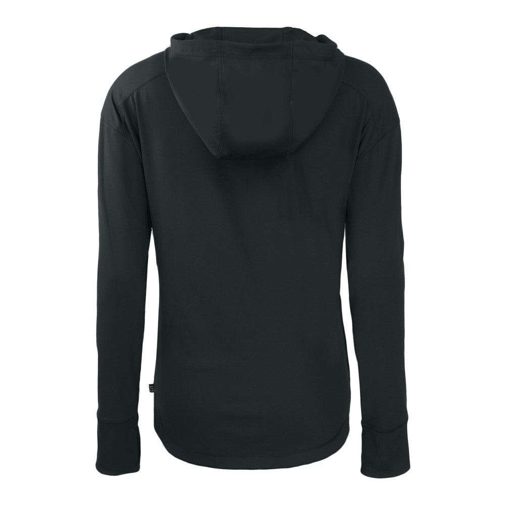 Black Cincinnati Reds Cutter & Buck Women's Daybreak Eco Recycled Full-Zip Hoodie