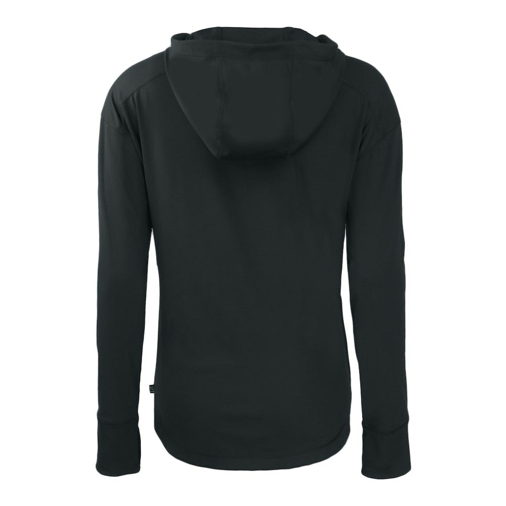 Black San Francisco Giants Cutter & Buck Women's Daybreak Eco Recycled Full-Zip Hoodie