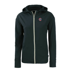 Navy Chicago Cubs Cutter & Buck Women's Daybreak Eco Recycled Full-Zip Hoodie