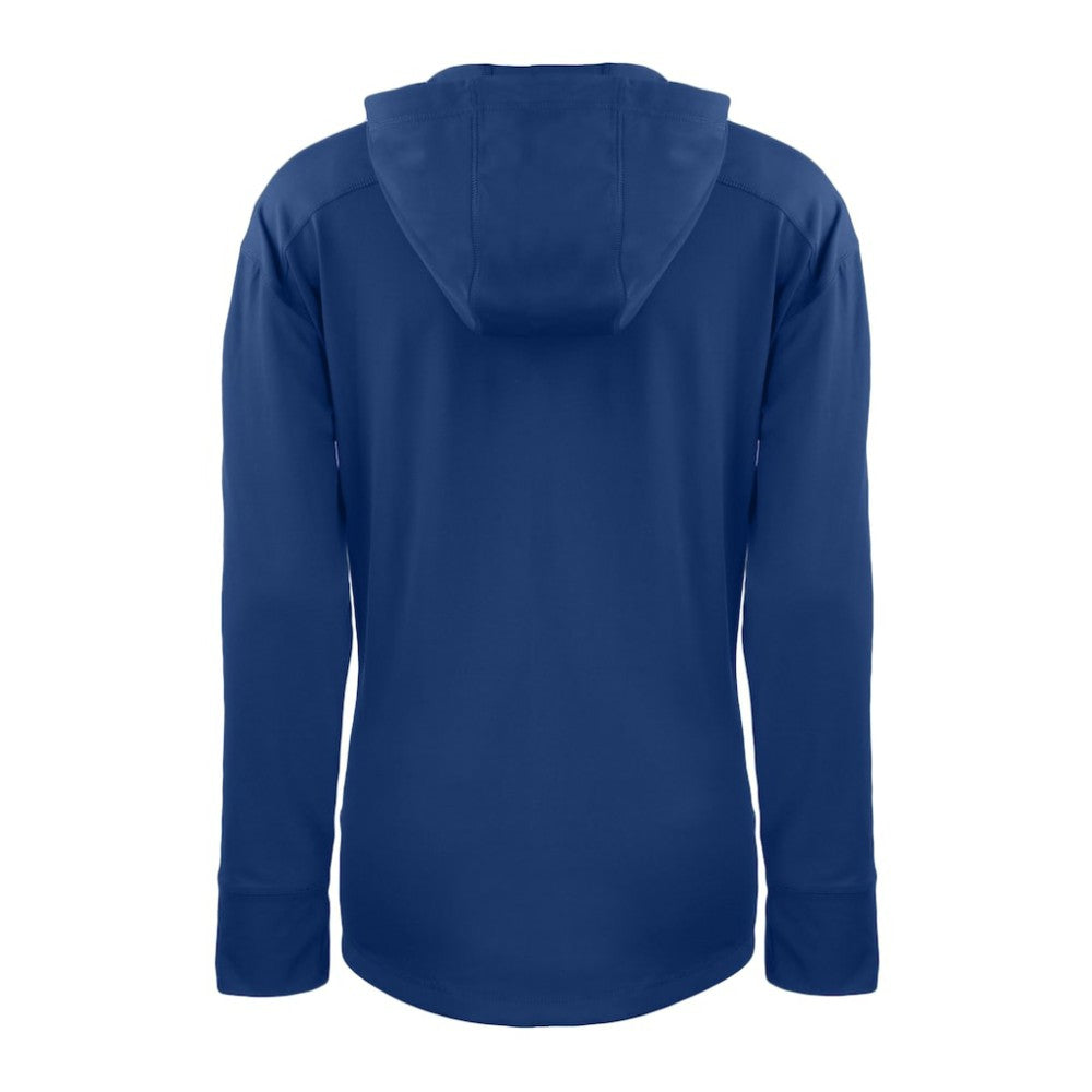 Royal Texas Rangers Cutter & Buck Women's Daybreak Eco Recycled Half-Zip Hoodie