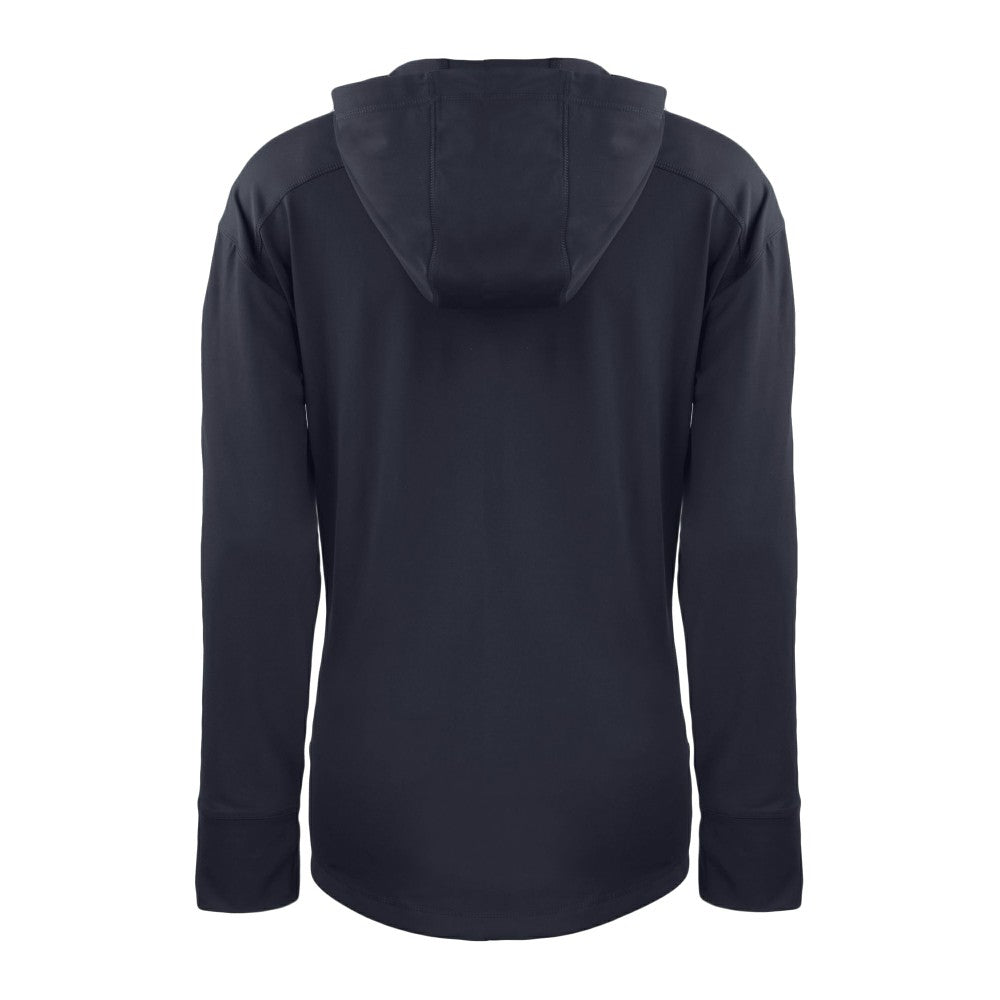 Navy Cleveland Guardians Cutter & Buck Women's Daybreak Eco Recycled Half-Zip Hoodie
