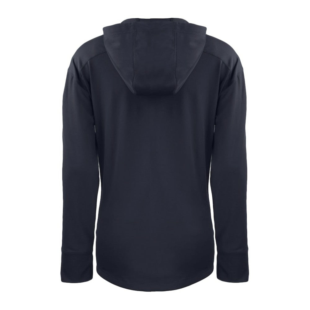 Navy Washington Nationals Cutter & Buck Women's Daybreak Eco Recycled Half-Zip Hoodie