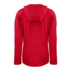 Red Cleveland Guardians Cutter & Buck Women's Daybreak Eco Recycled Half-Zip Hoodie