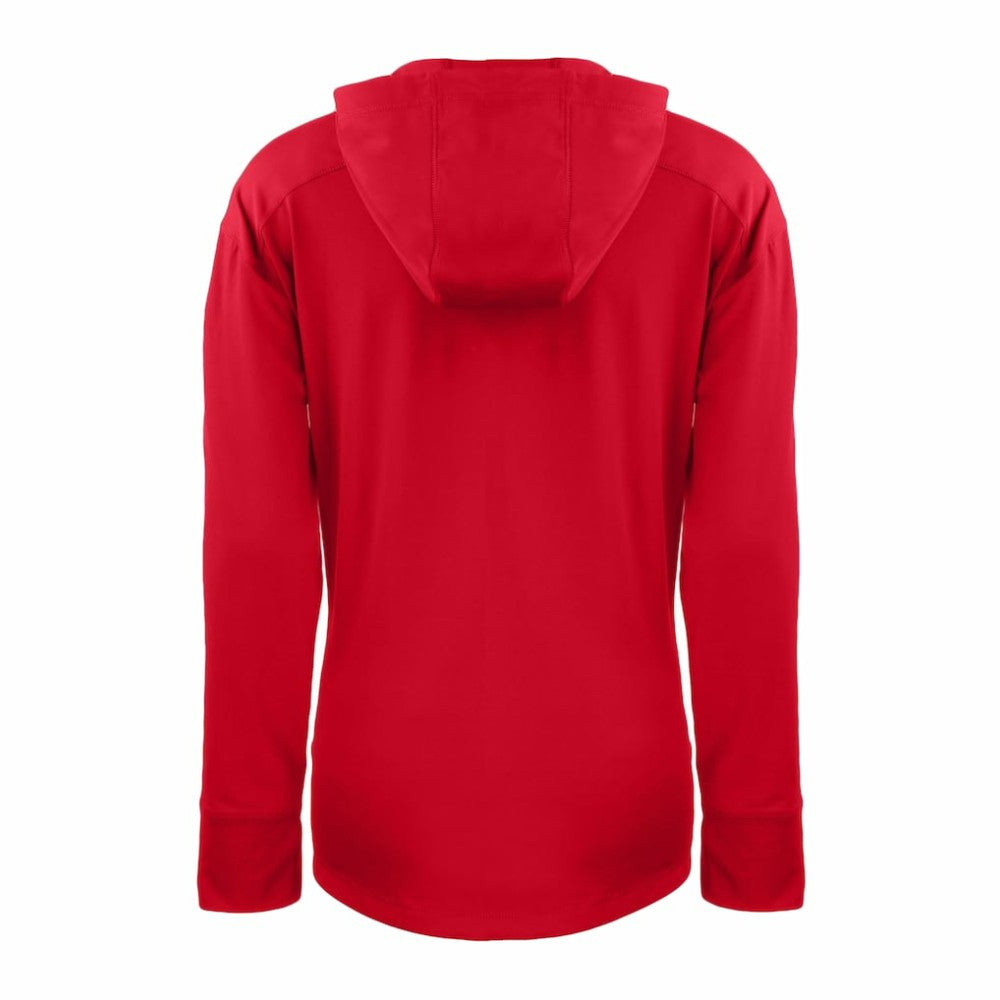 Red Philadelphia Phillies Cutter & Buck Women's Daybreak Eco Recycled Half-Zip Hoodie