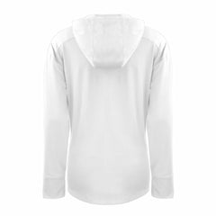 White Pittsburgh Pirates Cutter & Buck Women's Daybreak Eco Recycled Half-Zip Hoodie