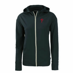 Navy Philadelphia Phillies Cutter & Buck Women's Daybreak Eco Recycled Full-Zip Hoodie