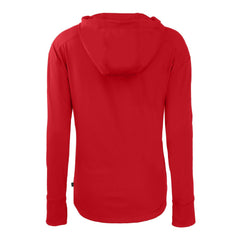 Red Cleveland Guardians Cutter & Buck Women's Daybreak Eco Recycled Full-Zip Hoodie