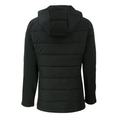 Black San Francisco Giants Cutter & Buck Women's Evoke Hybrid Eco Softshell Recycled Full-Zip Hoodie Jacket