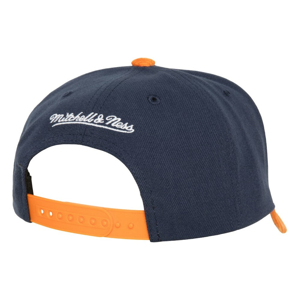 Navy/Orange Houston Astros Mitchell & Ness Corduroy Pro Snapback Hat