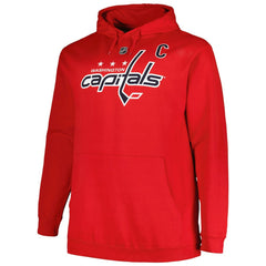 NHL Alexander Ovechkin Washington Capitals Profile Big & Tall Name & Number Pullover Hoodie