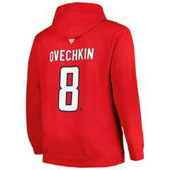 NHL Alexander Ovechkin Washington Capitals Profile Big & Tall Name & Number Pullover Hoodie
