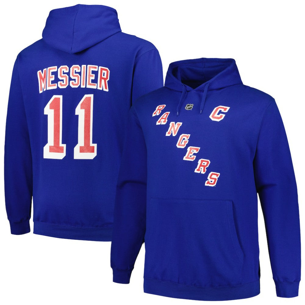 NHL Mark Messier New York Rangers Mitchell & Ness Name & Number Pullover Hoodie