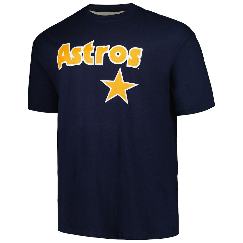 Navy Jeff Bagwell Houston Astros Profile Big & Tall Cooperstown Collection Player Name & Number T-Shirt