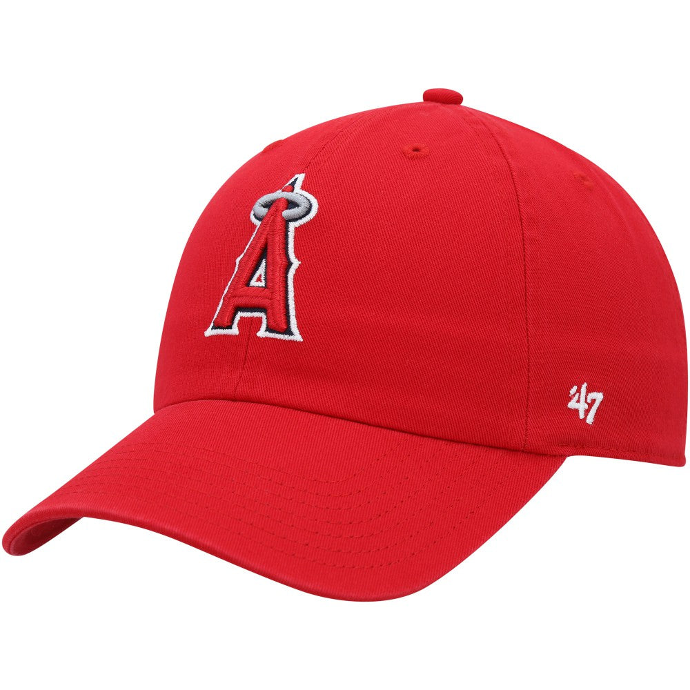 Red Los Angeles Angels '47 Youth Clean Up Adjustable Hat