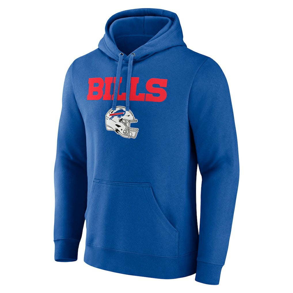 Josh Allen  Team Wordmark Pullover Hoodie - Buffalo Bills Hoodies
