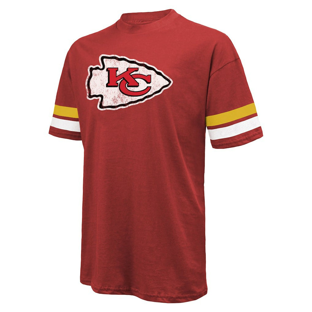 Patrick Mahomes  Majestic Threads Name & Number Oversize Fit T-Shirt - Kansas City Chiefs T-shirts