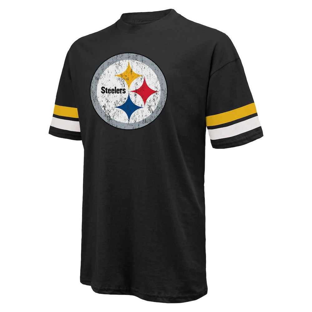 T.J. Watt  Majestic Threads Name & Number Oversize Fit T-Shirt - Pittsburgh Steelers T-shirts