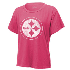 T.J. Watt  Majestic Threads Women's Name & Number T-Shirt - Pittsburgh Steelers T-shirts