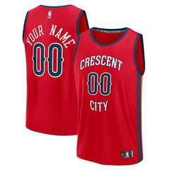 Fanatics New Orleans Pelicans Youth Fast Break Custom Replica Jersey