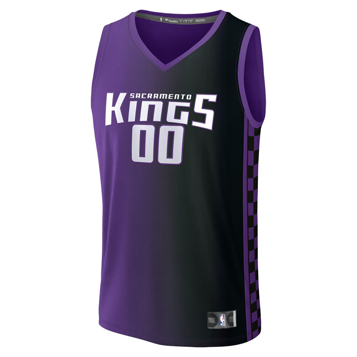 Fanatics Sacramento Kings Youth Fast Break Custom Replica Jersey