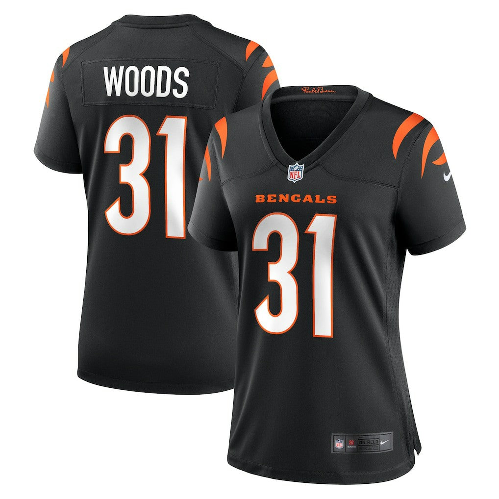 Ickey Woods  Women's Retired Player Game Jersey - Cincinnati Bengals Jerseys