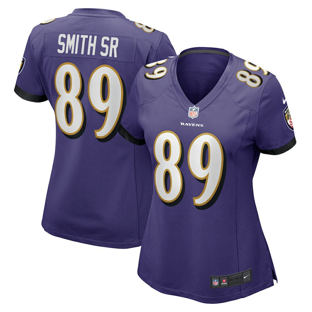 Steve Smith Sr.  Women's Retired Player Game Jersey - Baltimore Ravens Jerseys