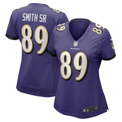 Steve Smith Sr.  Women's Retired Player Game Jersey - Baltimore Ravens Jerseys