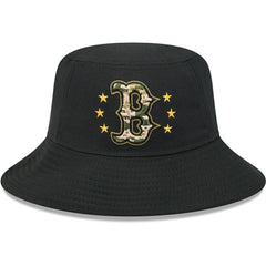 Black Boston Red Sox New Era 2024 Armed Forces Day Bucket Hat