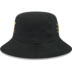 Black Chicago Cubs New Era 2024 Armed Forces Day Bucket Hat