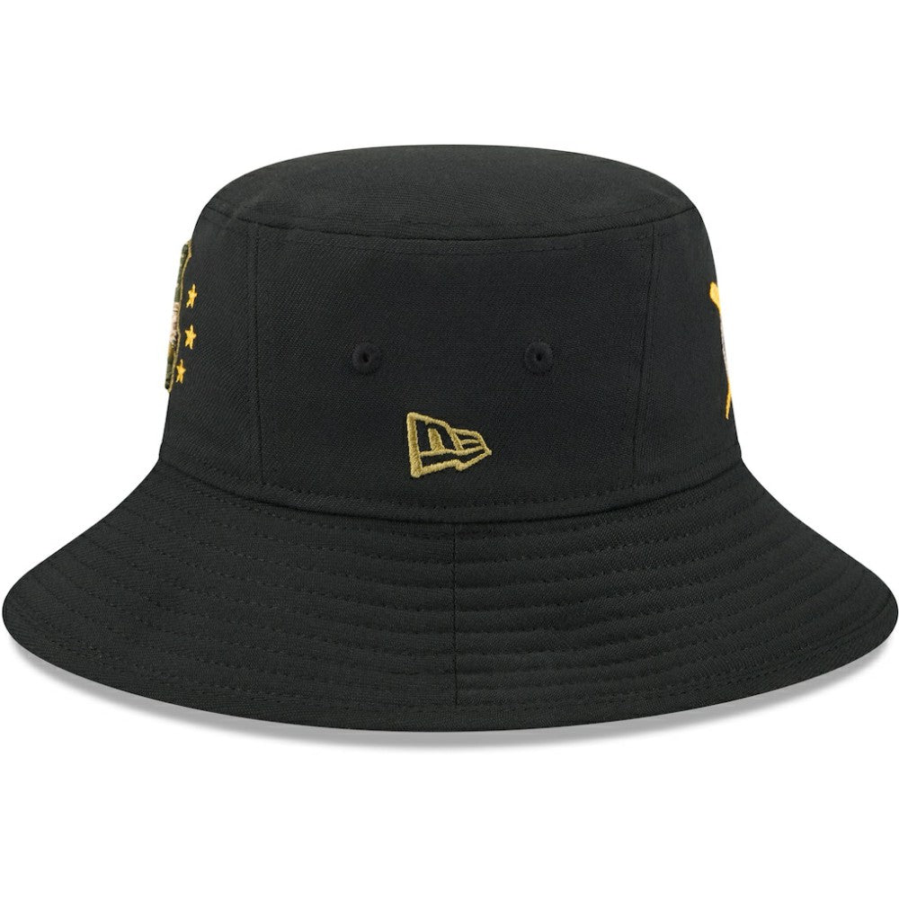 Black Chicago White Sox New Era 2024 Armed Forces Day Bucket Hat