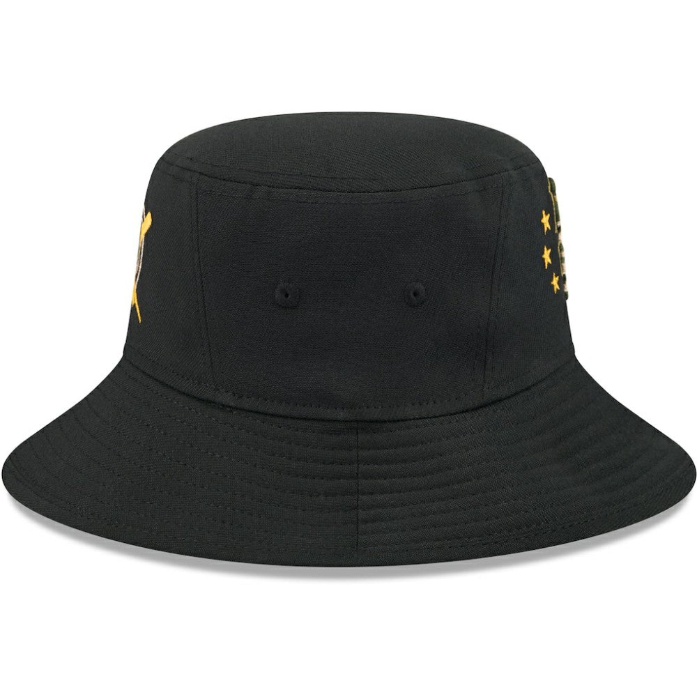 Black San Francisco Giants New Era 2024 Armed Forces Day Bucket Hat