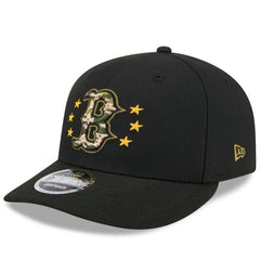 Black Boston Red Sox New Era 2024 Armed Forces Day Low Profile 9FIFTY Snapback Hat