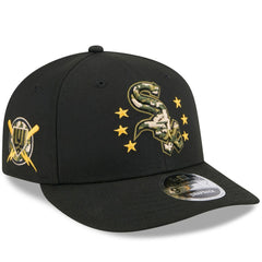 Black Chicago White Sox New Era 2024 Armed Forces Day Low Profile 9FIFTY Snapback Hat