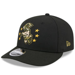 Black Chicago White Sox New Era 2024 Armed Forces Day Low Profile 9FIFTY Snapback Hat