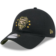 Black San Francisco Giants New Era 2024 Armed Forces Day 9TWENTY Adjustable Hat