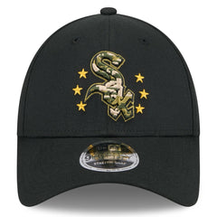 Black Chicago White Sox New Era 2024 Armed Forces Day 9FORTY Adjustable Hat
