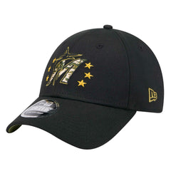 Black Miami Marlins New Era 2024 Armed Forces Day 9FORTY Adjustable Hat
