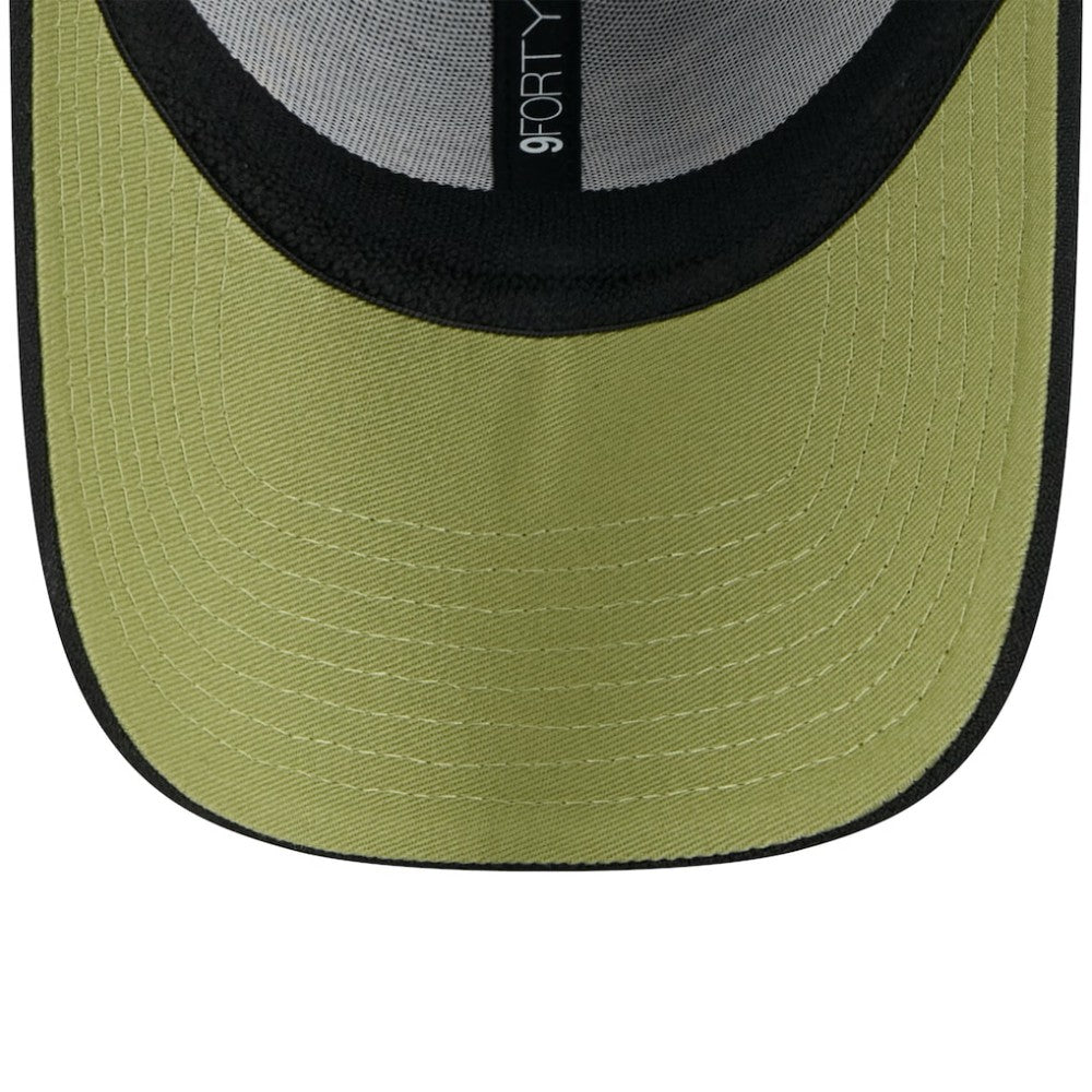 Black San Diego Padres New Era 2024 Armed Forces Day 9FORTY Adjustable Hat