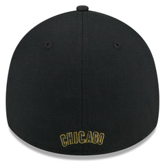 Black Chicago Cubs New Era 2024 Armed Forces Day 39THIRTY Flex Hat