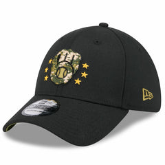 Black Milwaukee Brewers New Era 2024 Armed Forces Day 39THIRTY Flex Hat