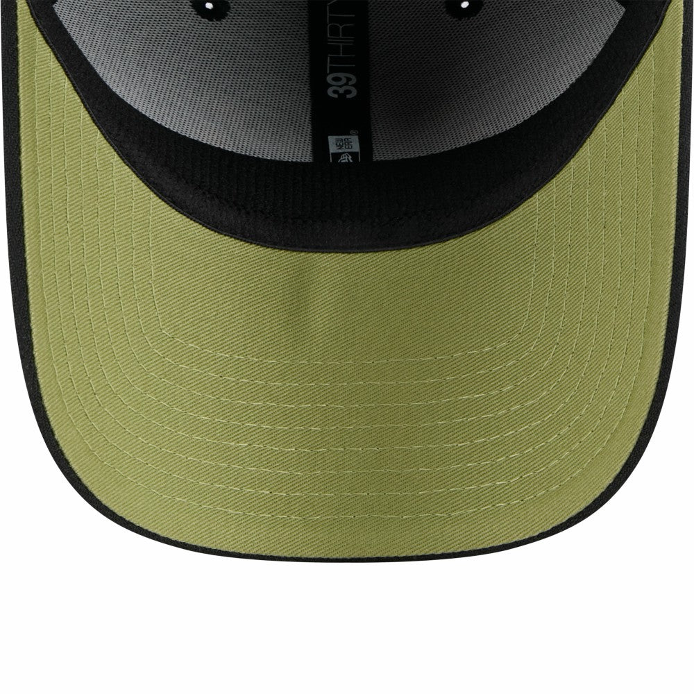 Black Milwaukee Brewers New Era 2024 Armed Forces Day 39THIRTY Flex Hat