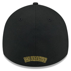 Black San Francisco Giants New Era 2024 Armed Forces Day 39THIRTY Flex Hat