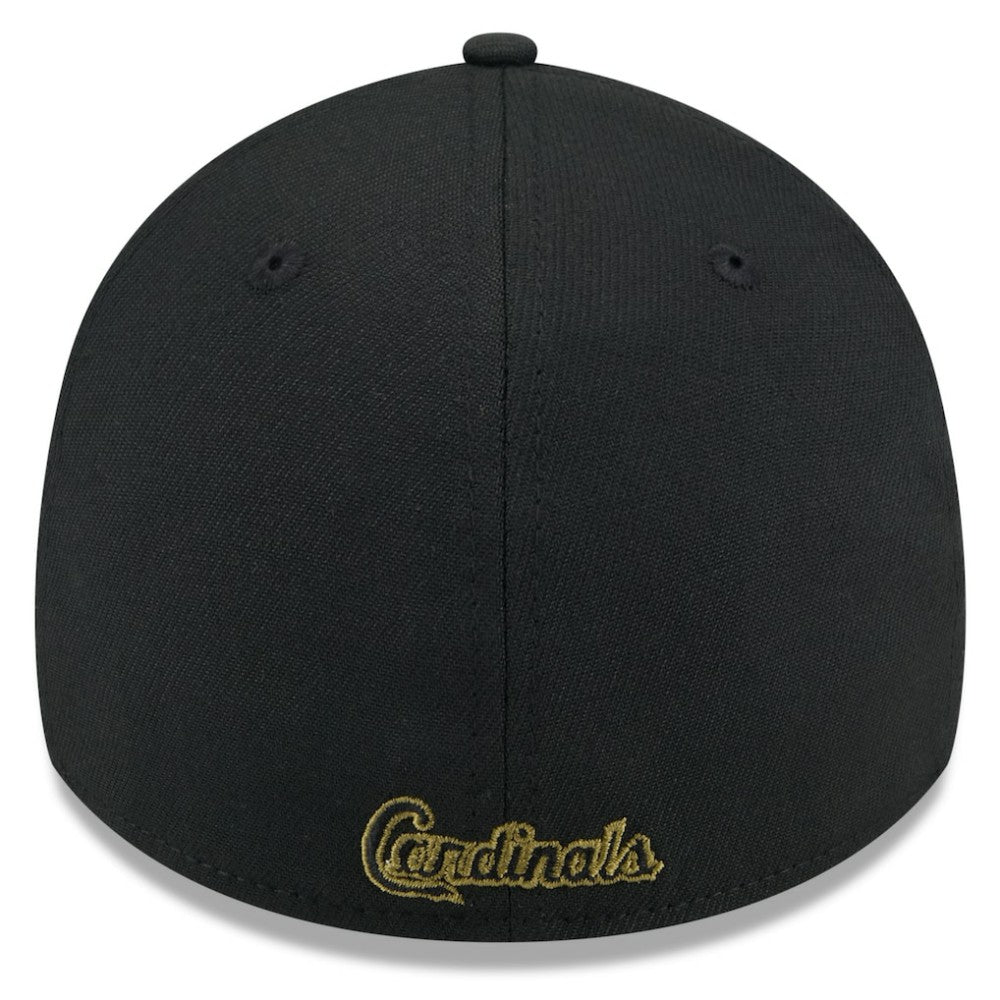 Black St. Louis Cardinals New Era 2024 Armed Forces Day 39THIRTY Flex Hat