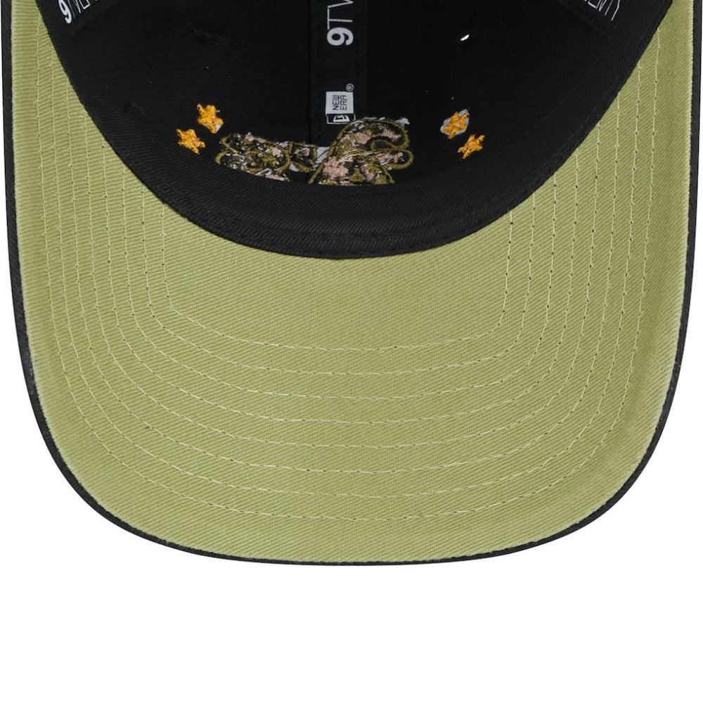Black Athletics New Era Women's 2024 Armed Forces Day 9TWENTY Adjustable Hat