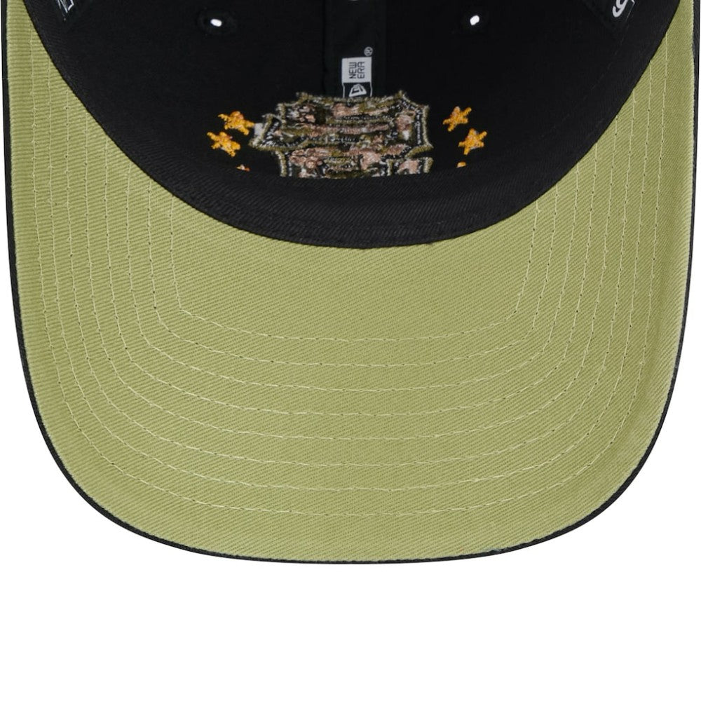 Black San Francisco Giants New Era Women's 2024 Armed Forces Day 9TWENTY Adjustable Hat