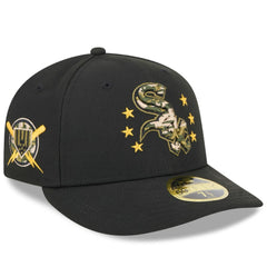 Black Chicago White Sox New Era 2024 Armed Forces Day Low Profile 59FIFTY Fitted Hat