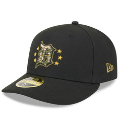 Black Detroit Tigers New Era 2024 Armed Forces Day Low Profile 59FIFTY Fitted Hat