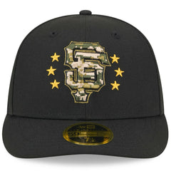 Black San Francisco Giants New Era 2024 Armed Forces Day Low Profile 59FIFTY Fitted Hat