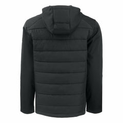 Black San Francisco Giants Cutter & Buck Big & Tall Evoke Hybrid Eco Softshell Recycled Full-Zip Hoodie